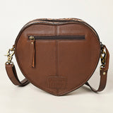 American Darling Canteen Hand Tooled Genuine Leather Women Bag Western Canteen Handbag Purse |