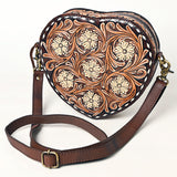 American Darling ADBGA425 Hand Tooled Genuine Leather Women Bag Western Handbag Purse