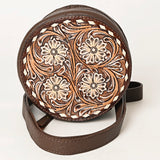 American Darling Canteen Hand Tooled Genuine Leather Women Bag Western Canteen Handbag Purse |