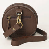 American Darling Canteen Hand Tooled Genuine Leather Women Bag Western Canteen Handbag Purse |