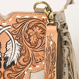 American Darling Hand Tooled Genuine Leather Women Bag Western Handbag Purse