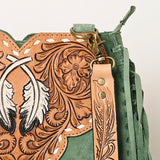 American Darling Hand Tooled Genuine Leather Women Bag Western Handbag Purse