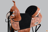 15 In HILASON Western Horse Treeless Trail Barrel Saddle American Leather Brown