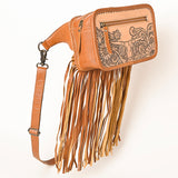 American Darling ADBG1247 Hand Tooled Genuine Leather Women Bag Western Handbag Purse