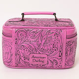 American Darling Jewelry Case Hand Tooled Genuine Leather Women Bag Western Handbag Purse