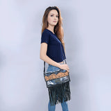 American Darling ADBG1256 Hand Tooled Genuine Leather Women Bag Western Handbag Purse