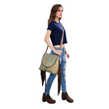 American Darling ADBG1273 Hair-On Genuine Leather Women Bag Western Handbag Purse