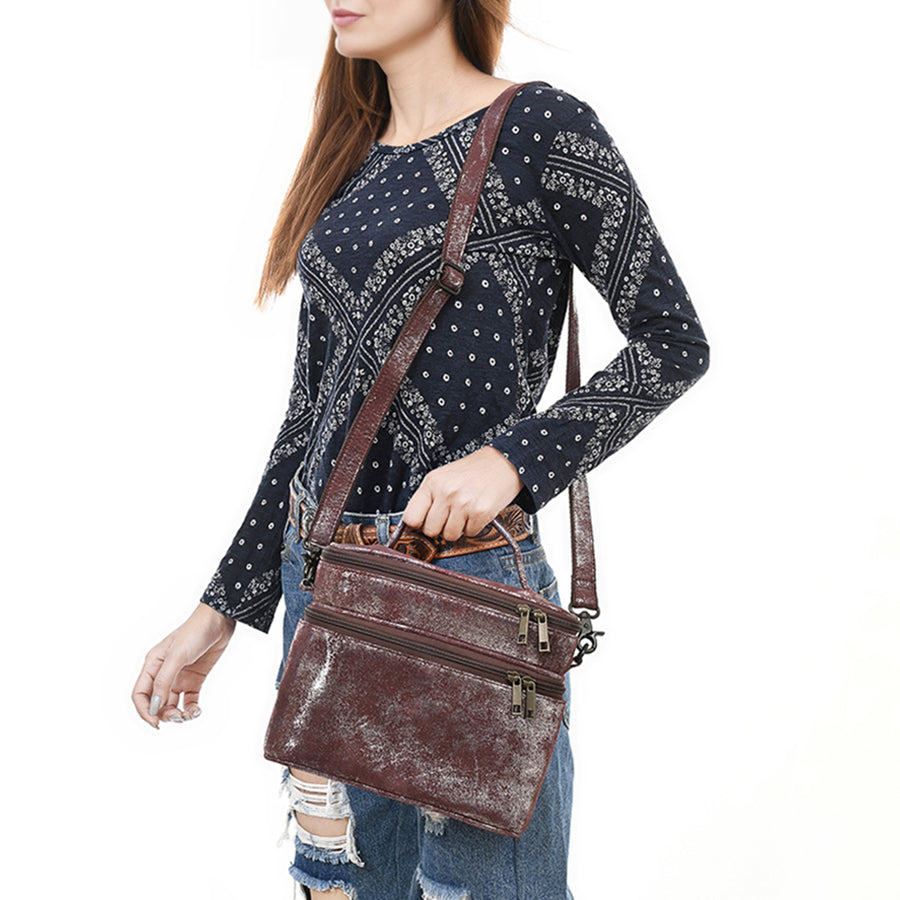 American Darling Clutch Genuine Leather Western Women Bag Handbag Purse