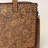ADBG1276A American Darling Hand Tooled Genuine Leather Women Bag Western Handbag Purse
