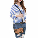American Darling ADBG1282 Hair-On Genuine Leather Women Bag Western Handbag Purse
