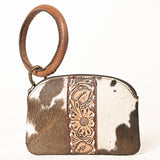 ADBG1287 American Darling Hand Tooled Hair On Genuine Leather Women Bag Western Handbag Purse