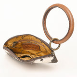 ADBG1287 American Darling Hand Tooled Hair On Genuine Leather Women Bag Western Handbag Purse