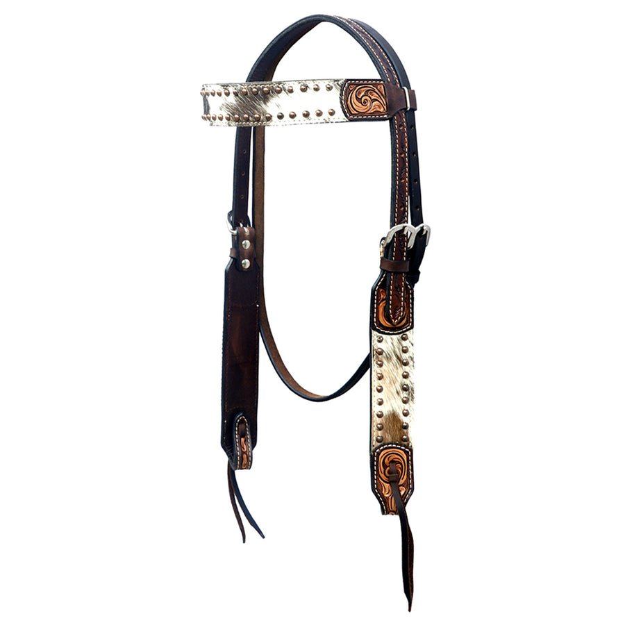 HILASON Western Horse Headstall & Breast Collar American Leather Hand Carving