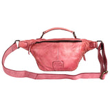 Never Mind Nmbgm148C Fanny Pack Vintage Handmade Genuine Cowhide Leather Women Bag Western Handbag Purse