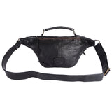 Never Mind Nmbgm148D Fanny Pack Vintage Handmade Genuine Cowhide Leather Women Bag Western Handbag Purse