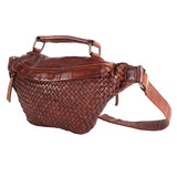 Never Mind Nmbgm148E Fanny Pack Vintage Handmade Genuine Cowhide Leather Women Bag Western Handbag Purse