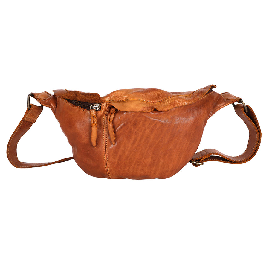 Never Mind Nmbgm149B Fanny Pack Vintage Handmade Genuine Cowhide by Hilason – Cowboy and equestrian accessories