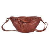 Never Mind Nmbgm150B Fanny Pack Vintage Handmade Genuine Cowhide Leather Women Bag Western Handbag Purse