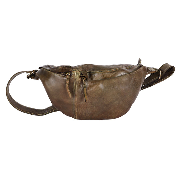 Never Mind Nmbgm150C Fanny Pack Vintage Handmade Genuine Cowhide by Hilason – Cowboy and equestrian accessories