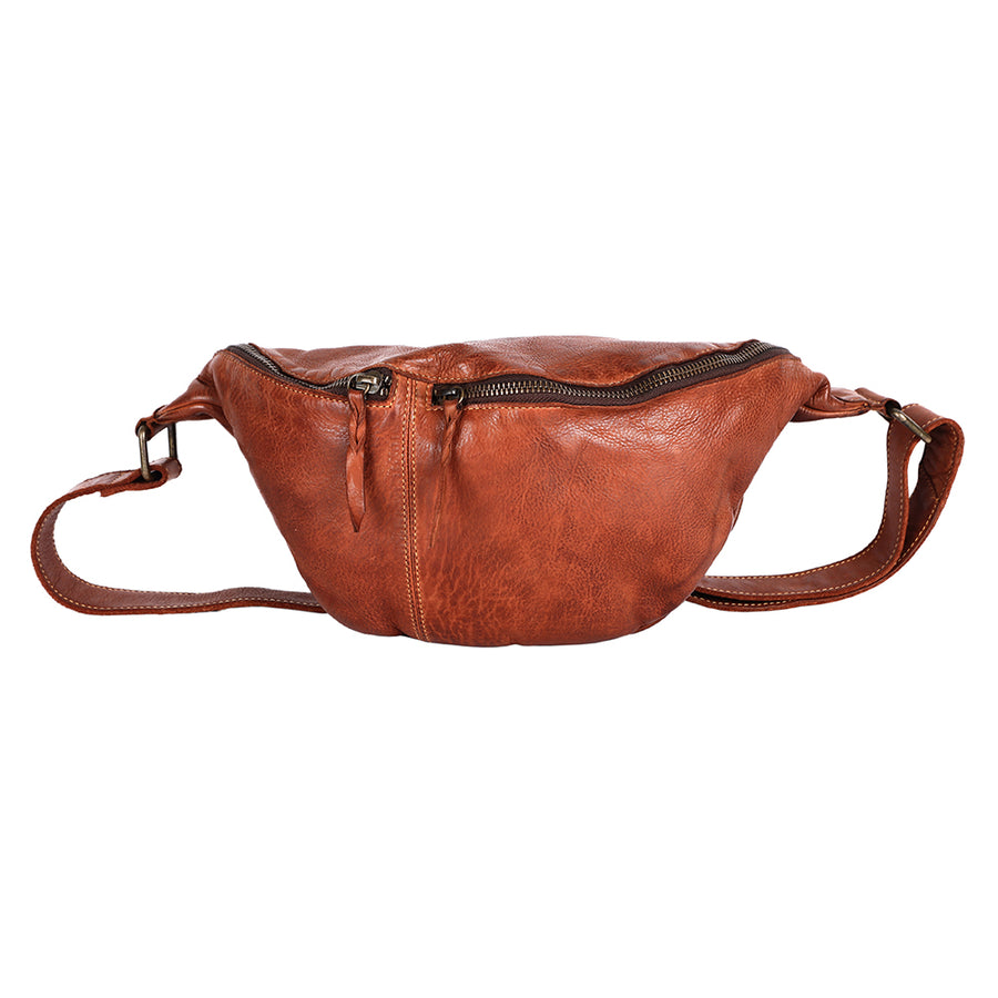 Never Mind Nmbgm153 Fanny Pack Vintage Handmade Genuine Cowhide by Hilason – Cowboy and equestrian accessories