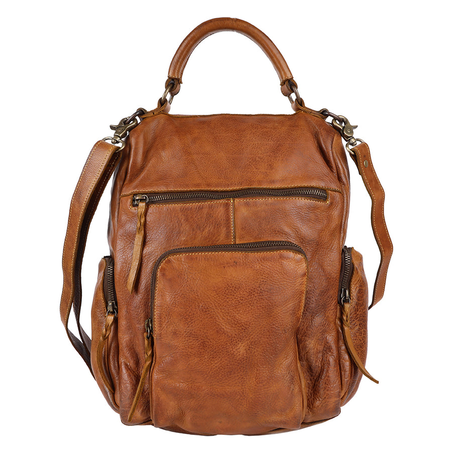 Never Mind Nmbgm156A Backpack Vintage Handmade Genuine Cowhide Leather Women Bag Western Handbag Purse