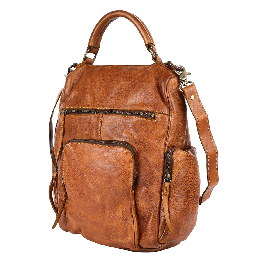 Never Mind Nmbgm156A Backpack Vintage Handmade Genuine Cowhide Leather by Hilason – Cowboy and equestrian accessories