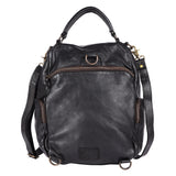 Never Mind Nmbgm156B Backpack Vintage Handmade Genuine Cowhide Leather Women Bag Western Handbag Purse