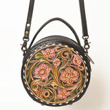 American Darling Canteen Hand Tooled Genuine Leather Women Bag Western Handbag Purse