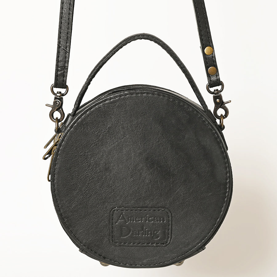 American Darling Canteen Bag Hand Tooled Genuine Leather Western Women | Handbag Purse Travel Clutch