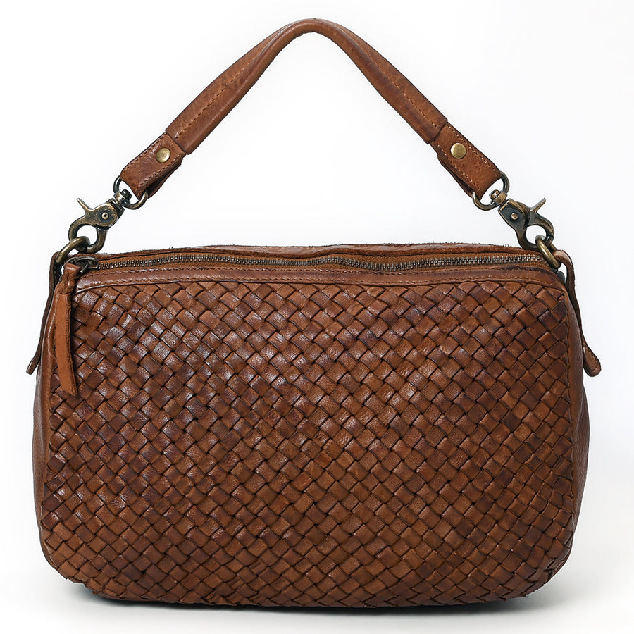 Never Mind NMBGM161A Hobo Vintage Handmade Genuine Cowhide Leather Women Bag Western Handbag Purse