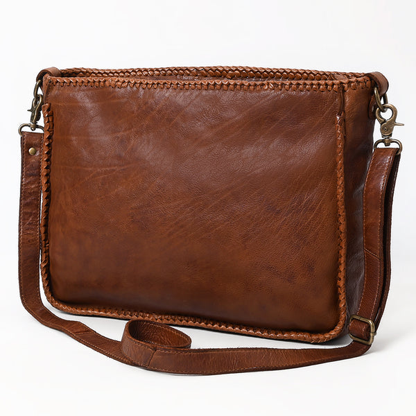 Never Mind NMBGM162 Cross Body I Vintage Handmade Genuine Cowhide by Hilason – Cowboy and equestrian accessories