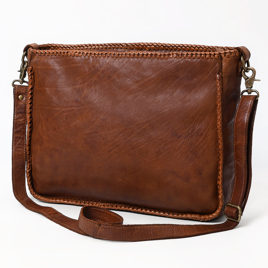 Never Mind NMBGM162 Cross Body I Vintage Handmade Genuine Cowhide by Hilason – Cowboy and equestrian accessories