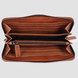 American Darling Wallet Full Grain Genuine Leather Western Women Bag | Handbag Purse Wristlet Travel Clutch