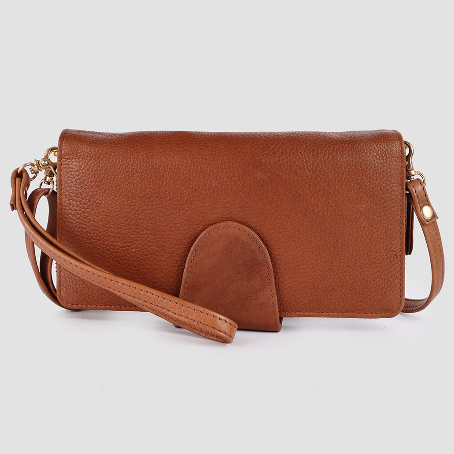 American Darling Wallet Western Genuine Leather Handcrafted Crossbody Wristlet Clutch Purse with YKK Zipper