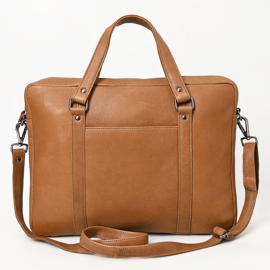 American Darling Briefcase Western Genuine Leather Handcrafted Messenger Laptop Bag with Detachable Shoulder Strap