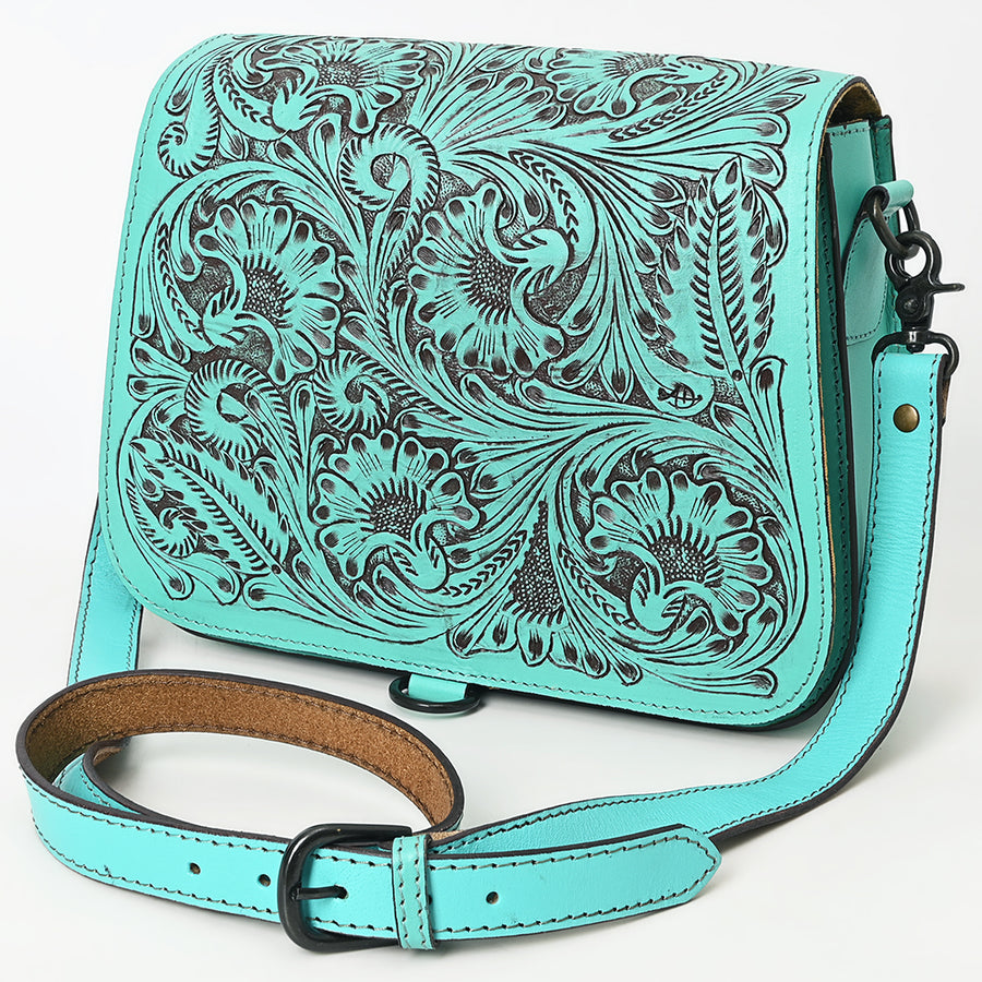 American Darling Cross Body Hand Tooled Genuine Leather Western Women Bag | Handbag Purse Crossbody for Cute - Uhorse