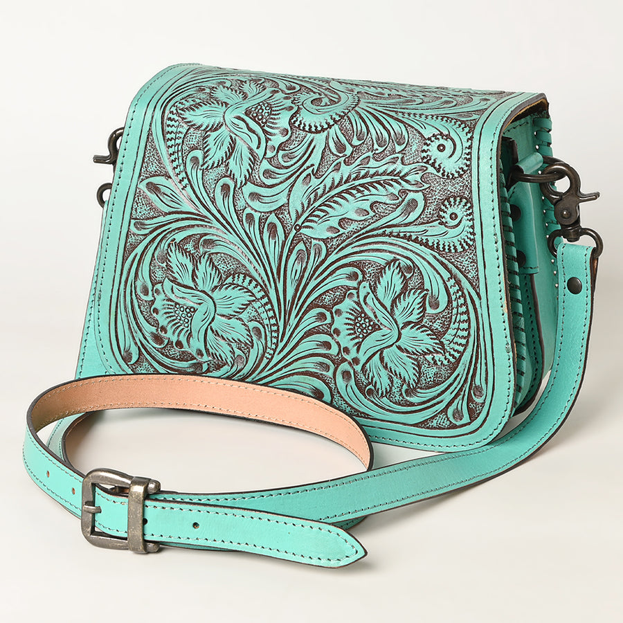 American Darling Cross Body Hand Tooled Genuine Leather Western Women Bag | Handbag Purse Crossbody for Cute - Uhorse