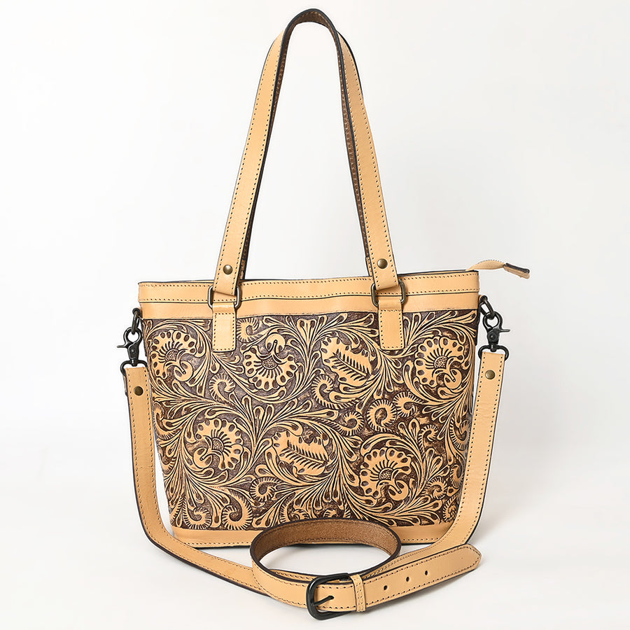 American Darling Tote Hand Tooled Genuine Leather Western Women Bag Handbag Purse | Travel Bags College Casual