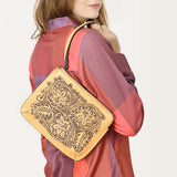 American Darling Coin Purse Hand Tooled Genuine Leather Western Women Bag | Handbag Wallet Purses for