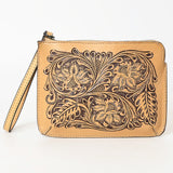American Darling Coin Purse Hand Tooled Genuine Leather Western Women Bag | Handbag Wallet Purses for