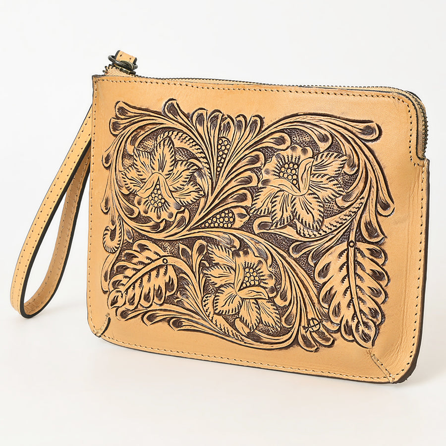 American Darling Coin Purse Hand Tooled Genuine Leather Western Women Bag | Handbag Wallet Purses for - Uhorse