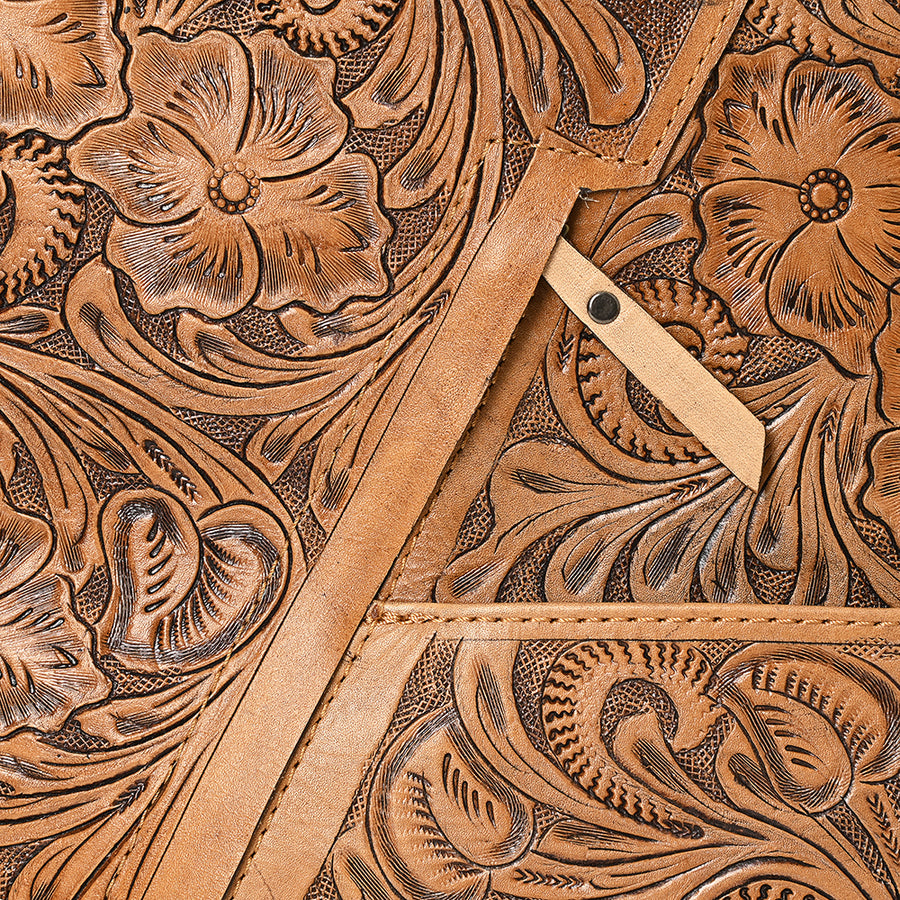 Ohlay Bags OHG102A Backpack Hand Tooled Genuine Leather Women Bag Western Handbag Purse