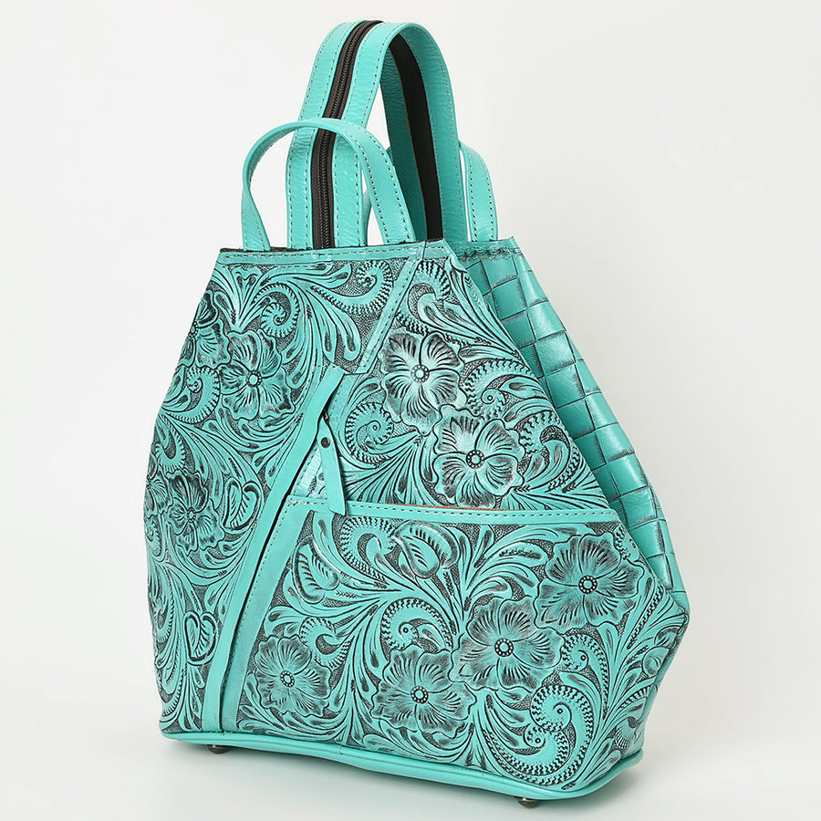 Ohlay Bags OHG102C Backpack Hand Tooled Genuine Leather Women Bag W. by Hilason – Cowboy and equestrian accessories