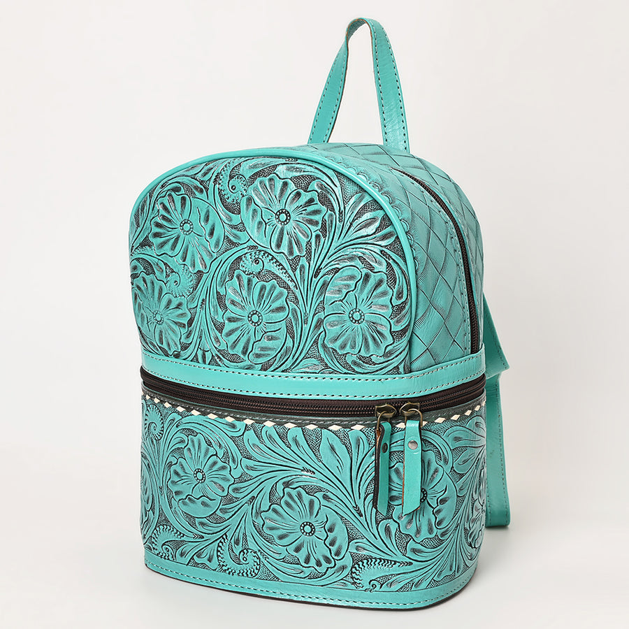 Ohlay Bags OHG103A Backpack Hand Tooled Genuine Leather Women Bag W. by Hilason – Cowboy and equestrian accessories
