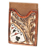 OHLAY OHCCG102B Card-Holder Hand Tooled Genuine Leather women bag western handbag purse