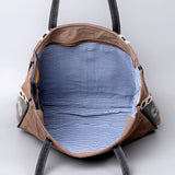 OHLAY OHV132 HOBO Upcycled Canvas Hair-on Genuine Leather women bag western handbag purse