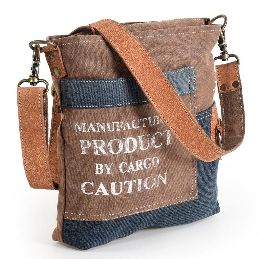 Ohlay Bags OHV140 Cross Body I Upcycled Canvas 100% Cotton Demin by Hilason – Cowboy and equestrian accessories