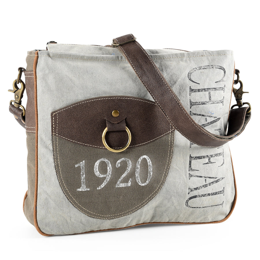 Ohlay Bags OHV156 Cross Body I Upcycled Canvas Genuine Leather Women by Hilason – Cowboy and equestrian accessories