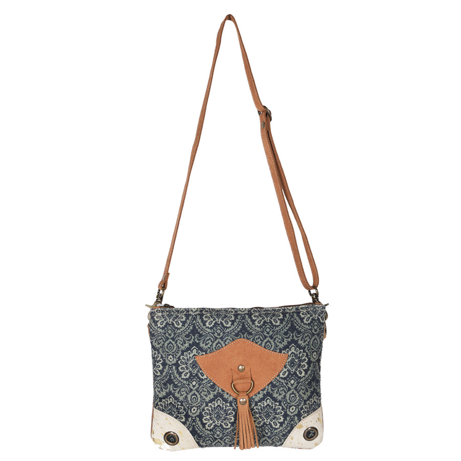 Ohlay Bags OHV219 Cross Body Ii Upcycled Canvas Hair-On Genuine by Hilason – Cowboy and equestrian accessories