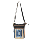 Ohlay Bags OHV244 Cross Body Ii Upcycled Wool Genuine Leather Women Bag Western Handbag Purse